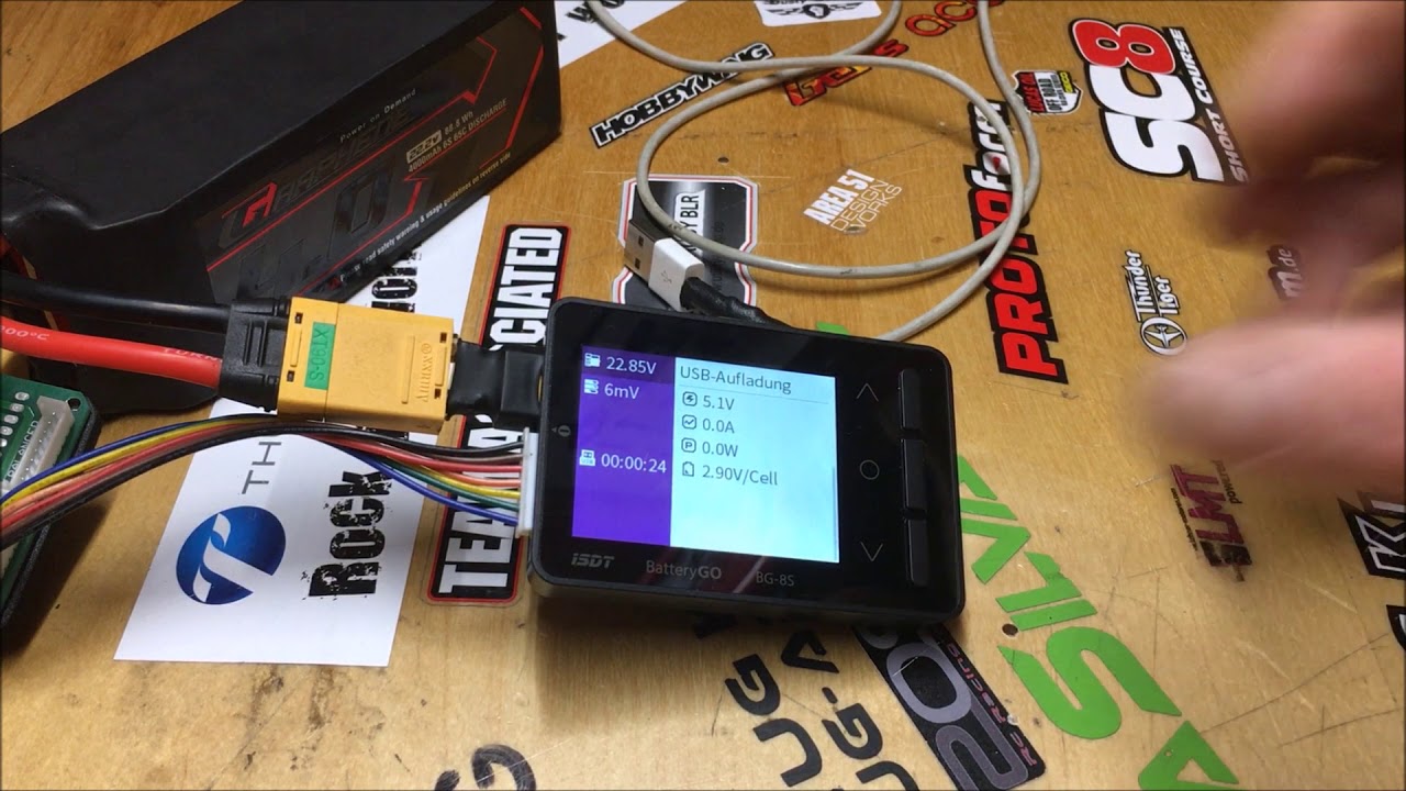ISDT BG-8S Lipochecker- Ballancer -Lader, BattGo System (FULLHD)
