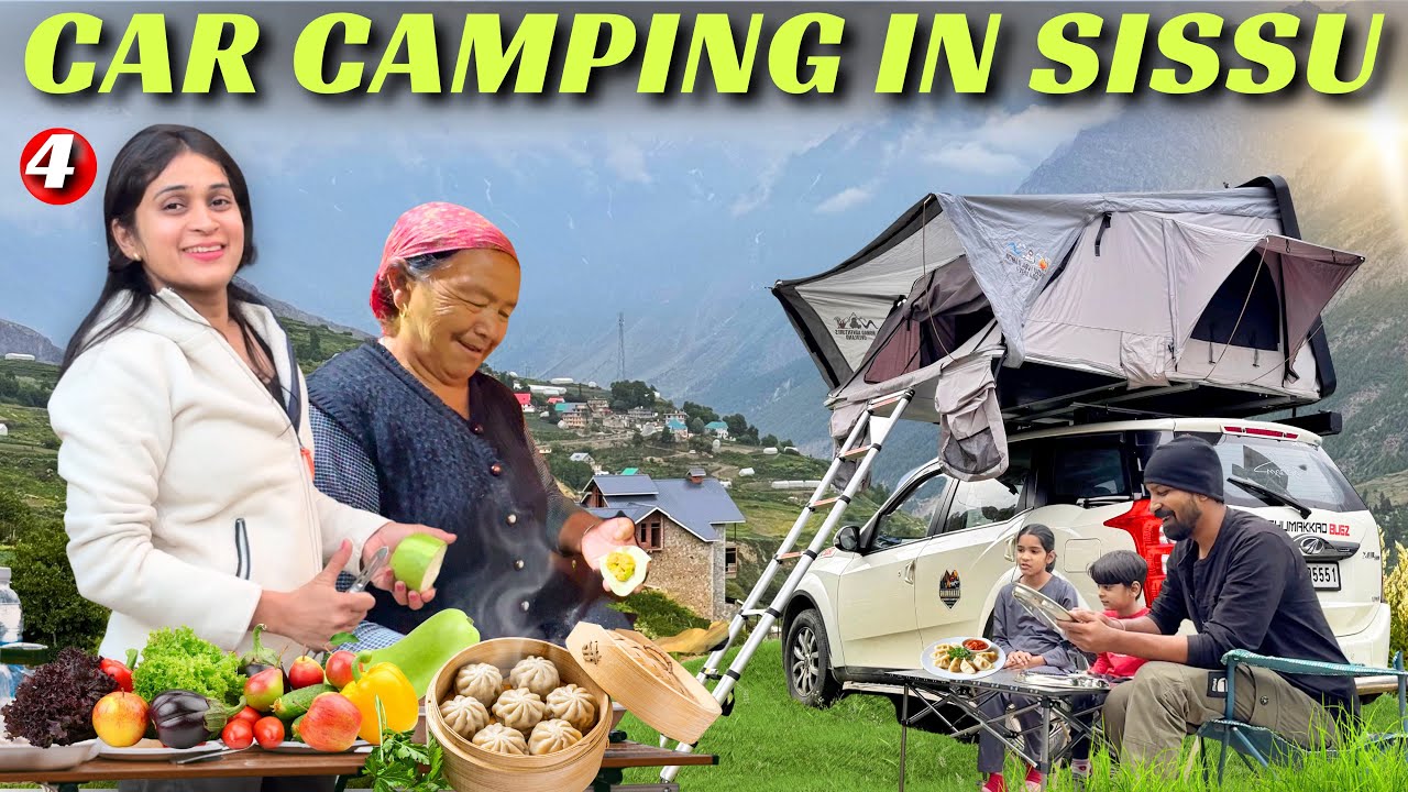 Ep-04-बहुत मजे किए आज की CAR CAMPING में 😋FAMILY ROAD TRIP TO LADAKH IN CAMPER VAN#missionumlingla 