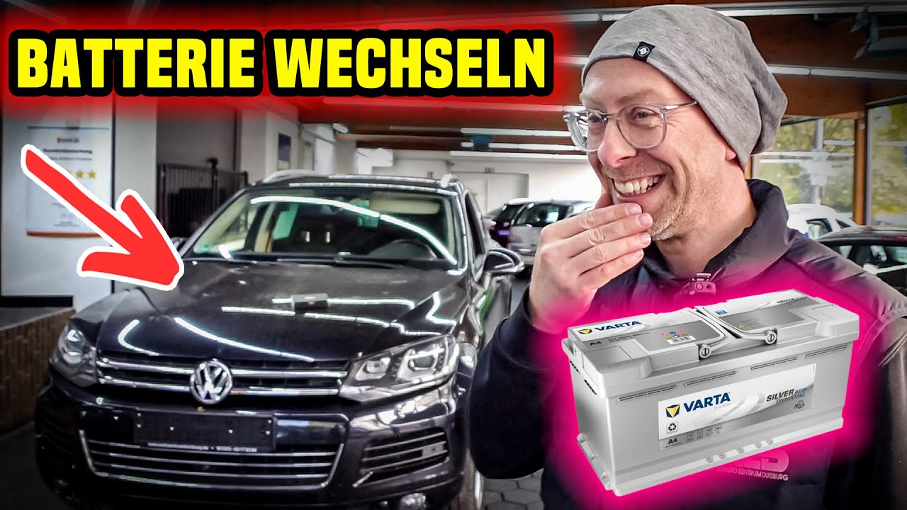 VW Touareg Batterie WECHSELN !