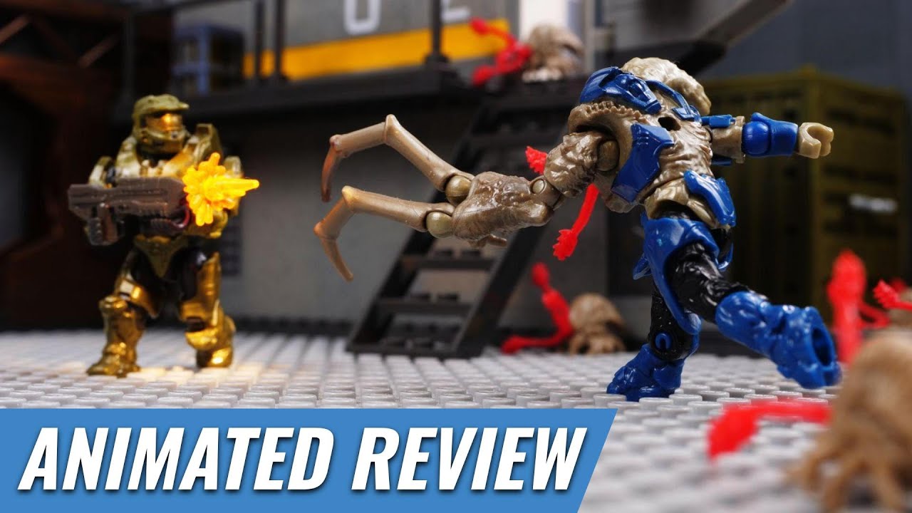 Обзор анимационного набора «Floodgate Firefight» (Halo Mega Construx Stop Motion)