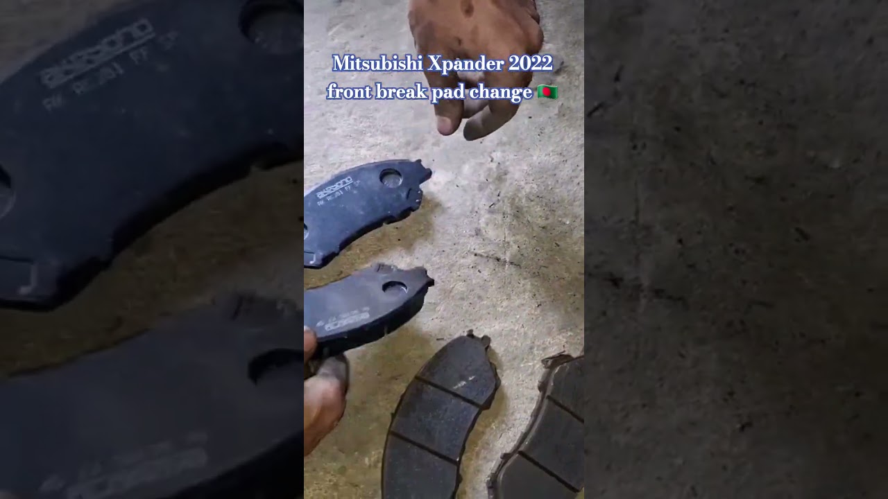 Mitsubishi Xpander 2022front break pad change#automobile #mitsubishi #youtubeshorts #viralvideo