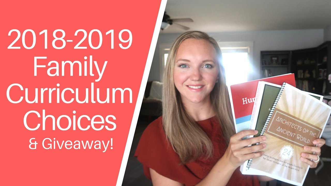 2018-2019 Curriculum Choices || Family Subjects