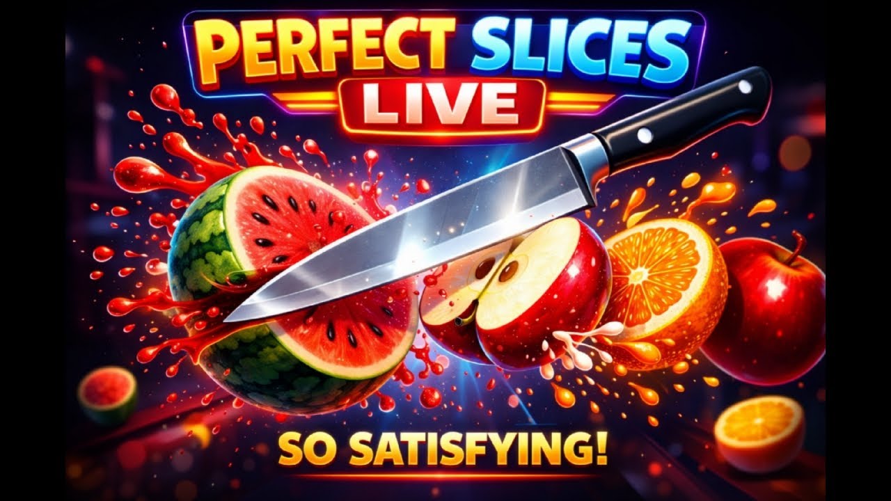 Perfect Slices Live 🔪🍉 | Satisfying Fruit Cutting Game |
