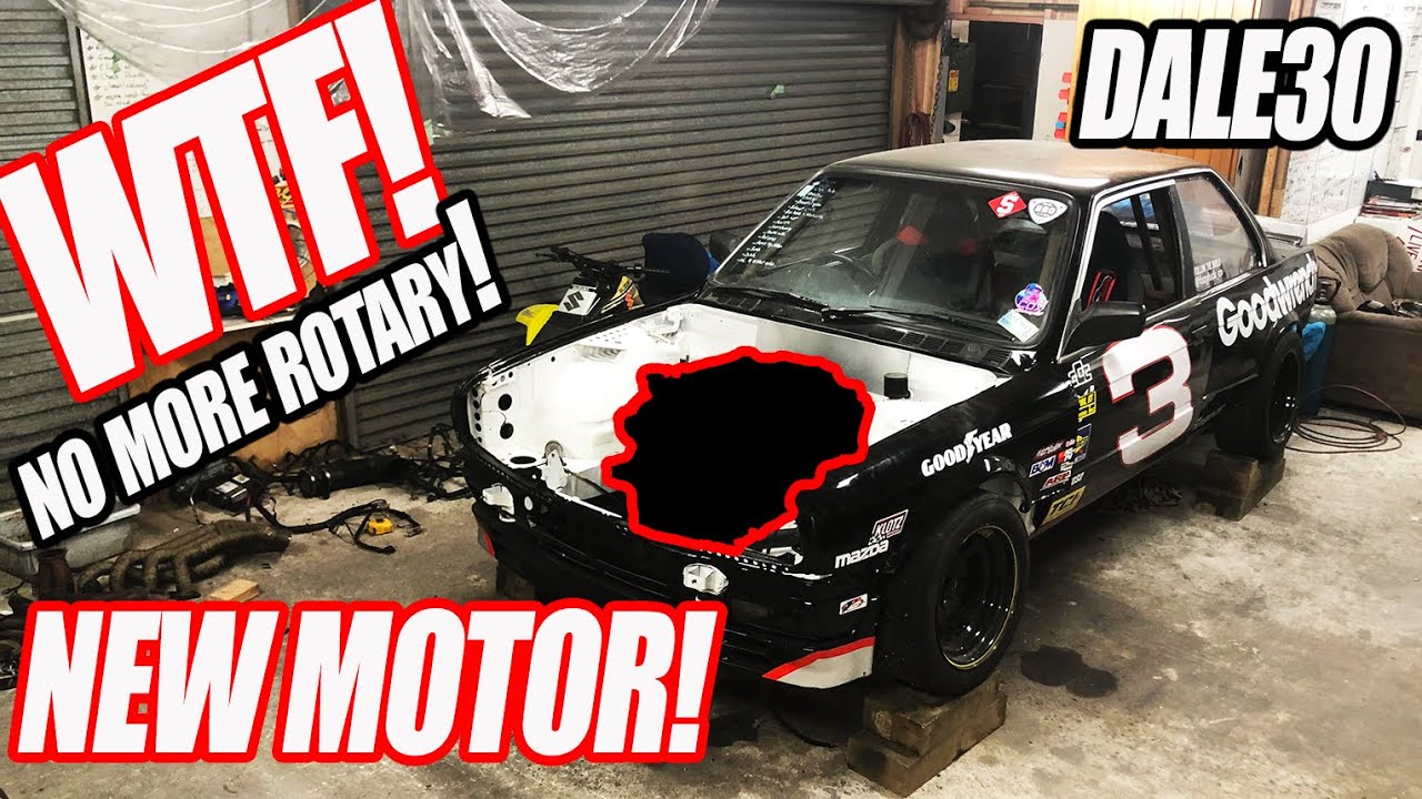 THE DALE30 GETS A NEW MOTOR! NO MORE ROTARY!