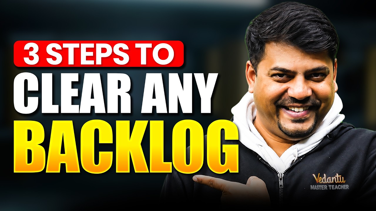 JEE 2027 : How To Clear Backlogs 🤔 | JEE 2027 Roadmap & strategy | Harsh sir