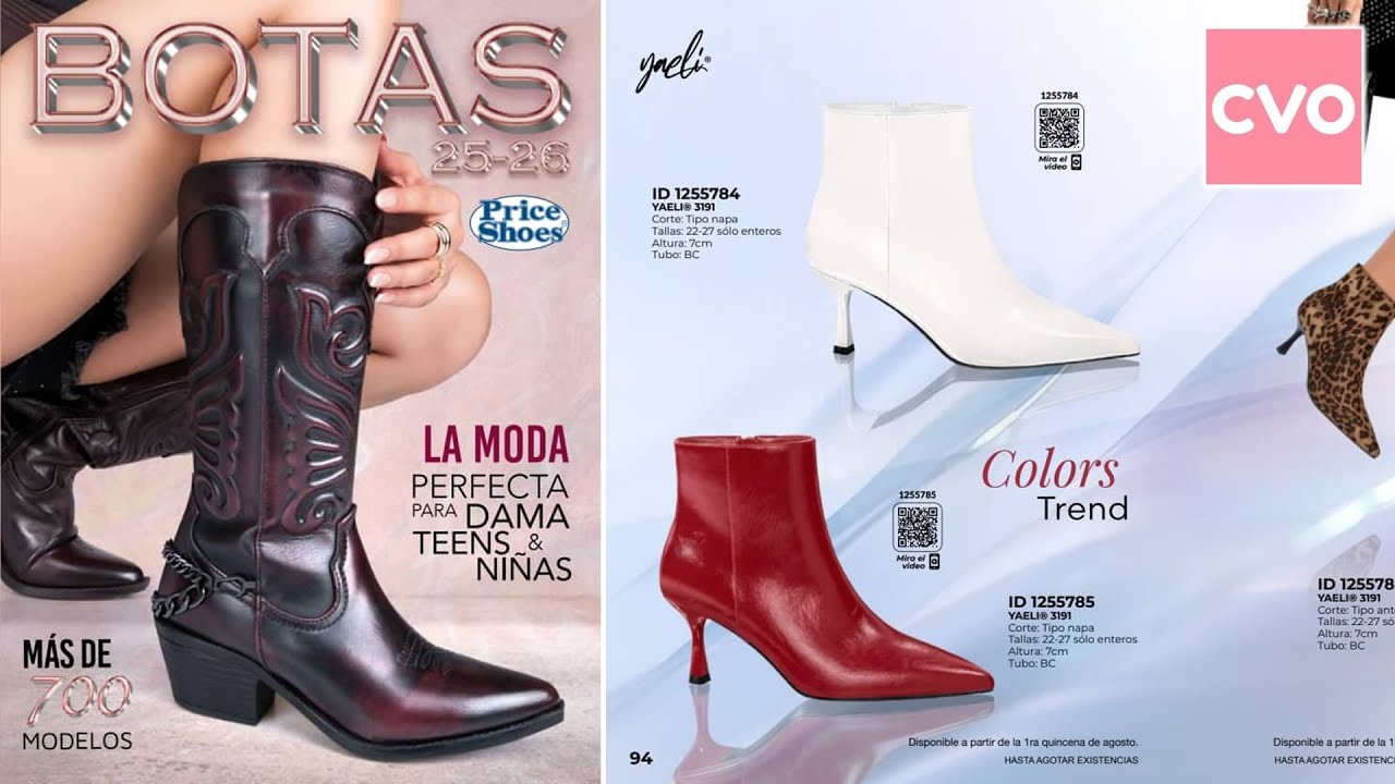 Cat&aacute;logo PRICE SHOES Botas 2025 - 2026 | M&aacute;s de 700 Modelos y NUEVAS Tendencias