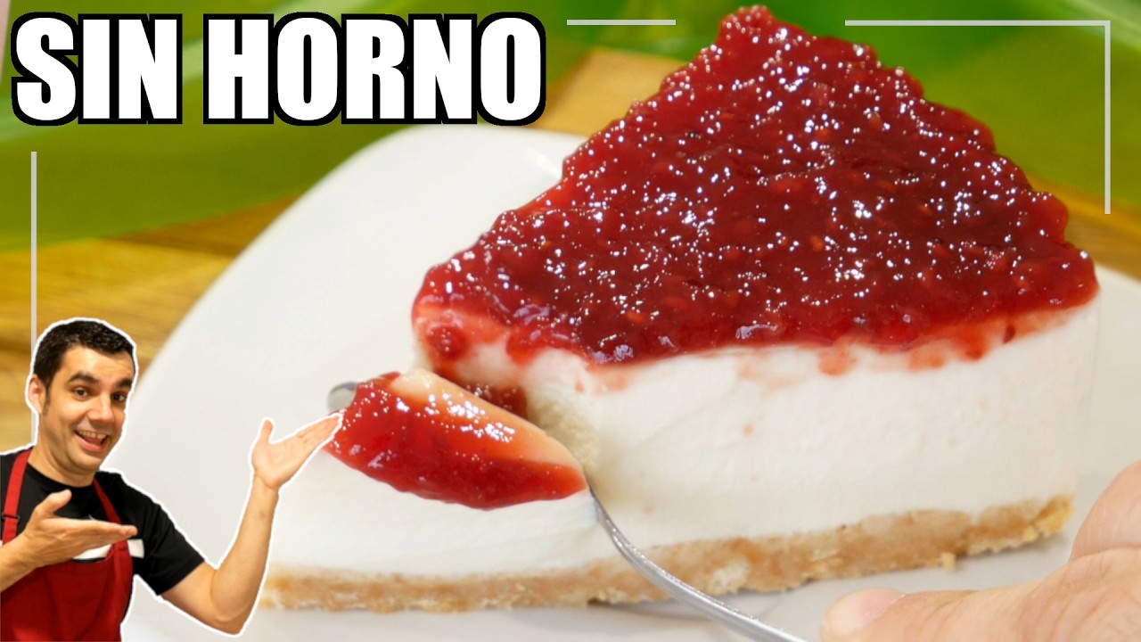 🧀🍰 La TARTA de QUESO SIN HORNO m&aacute;s F&Aacute;CIL y DELICIOSA (el mejor cheesecake)
