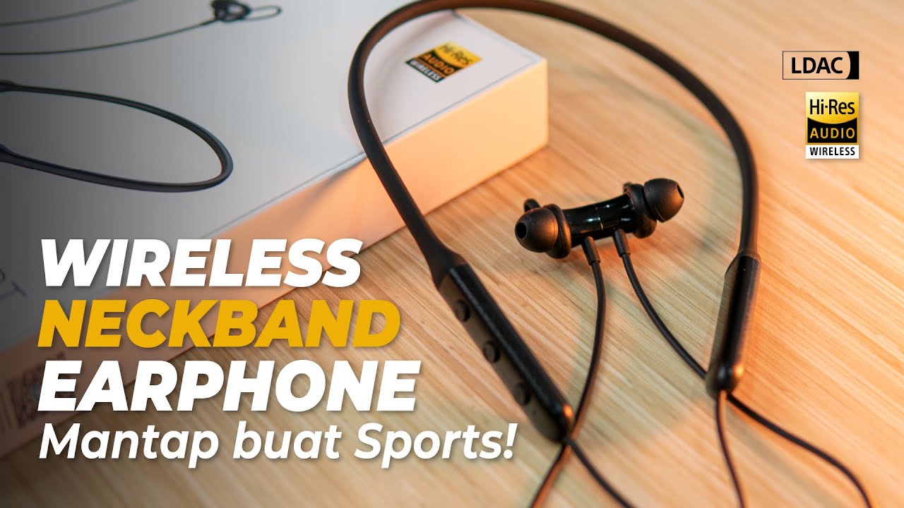 Wireless Neckband Earphone Mantap buat Sports!!! (Review Edifier W210BT) (eng subt)