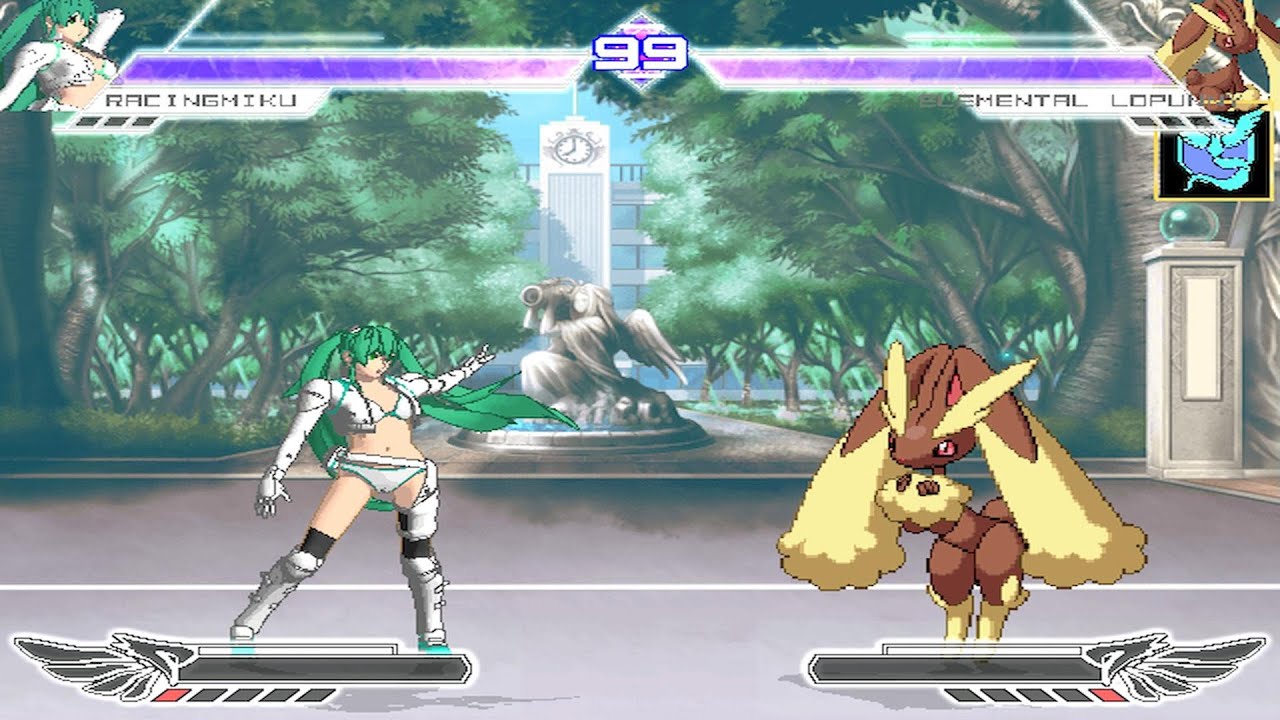 [MUGEN] RacingMiku vs Elemental Lopunny