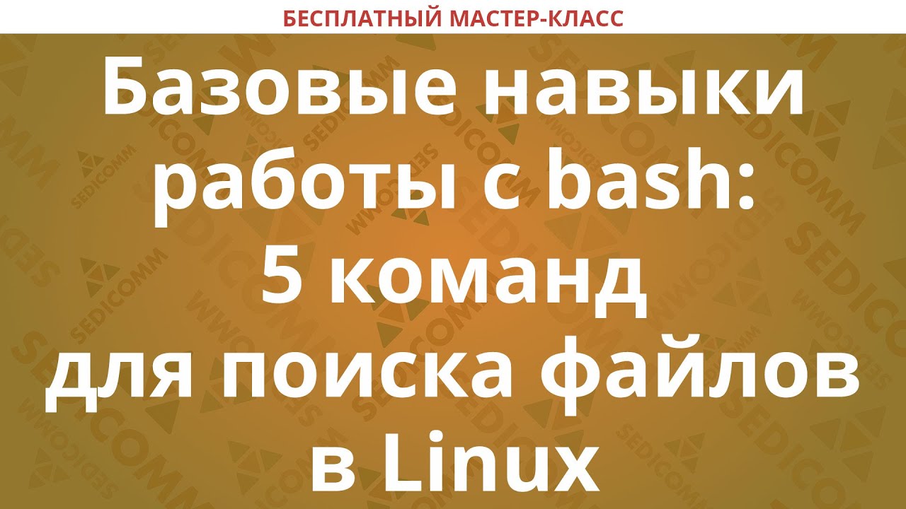 Базовые навыки работы с bash: 5 команд для поиска файлов в Linux