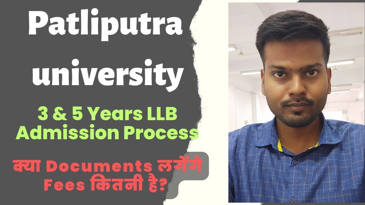 PPU 3 & 5 Years LLB Admission Process / Documents And Fees Details