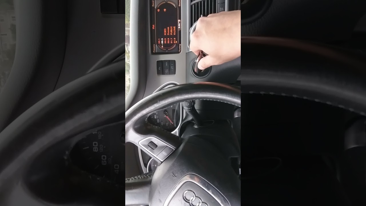 audi q7 2011 v6 not cranking . battery good . only click sound