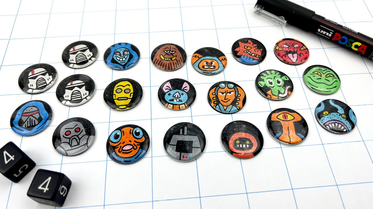 How To Make Sci-Fi TTRPG Tokens!