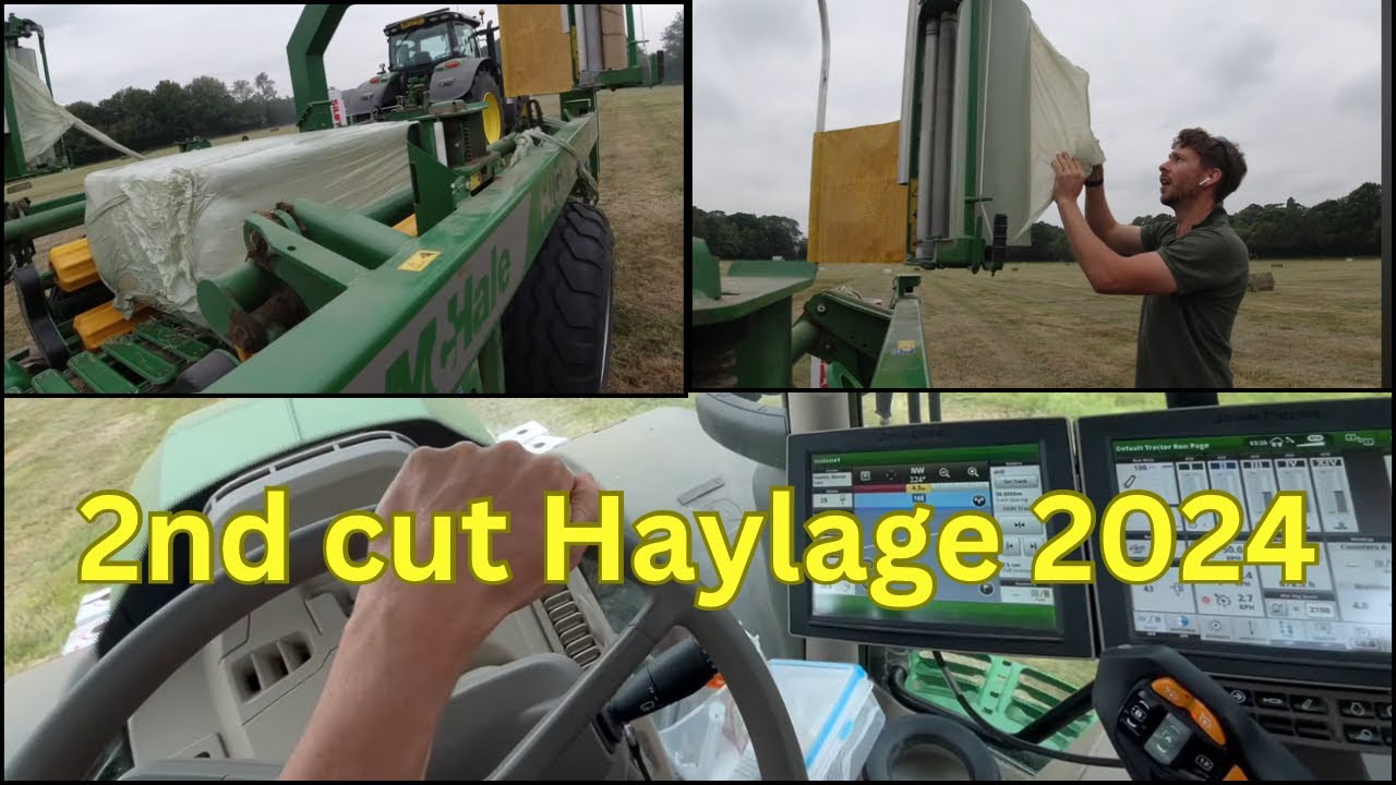 Harvest 2024! Episose #15 | 2nd cut haylage | wrapping bales