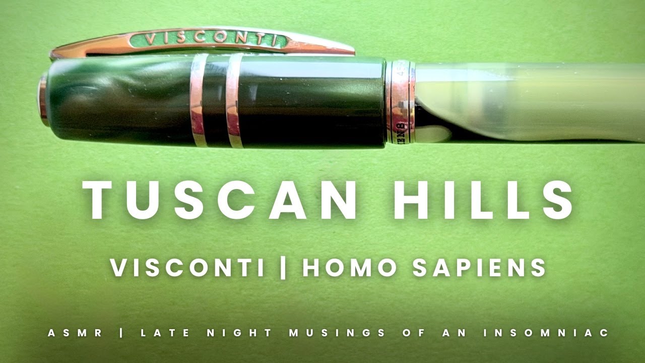 Another addition to my Visconti Homo sapiens collection (rambling and ASMR)