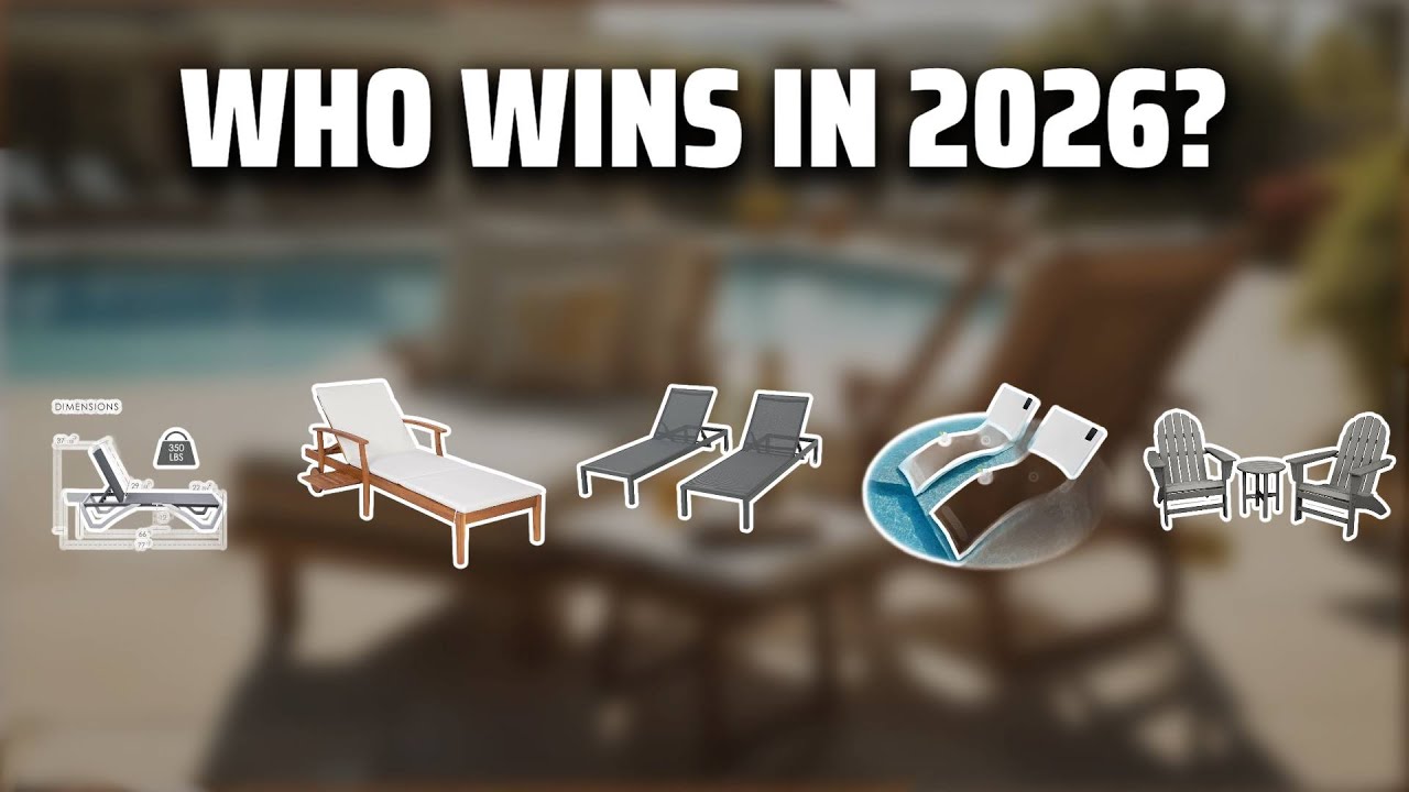The Top 5 Best Ledge Lounger Table in 2026 - Must Watch Before Buying!