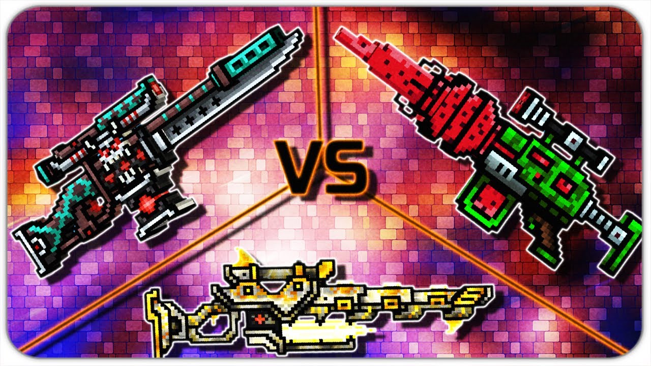 Pixel Gun 3D - Demon Catcher VS Anti-Champion Rifle VS Morgana