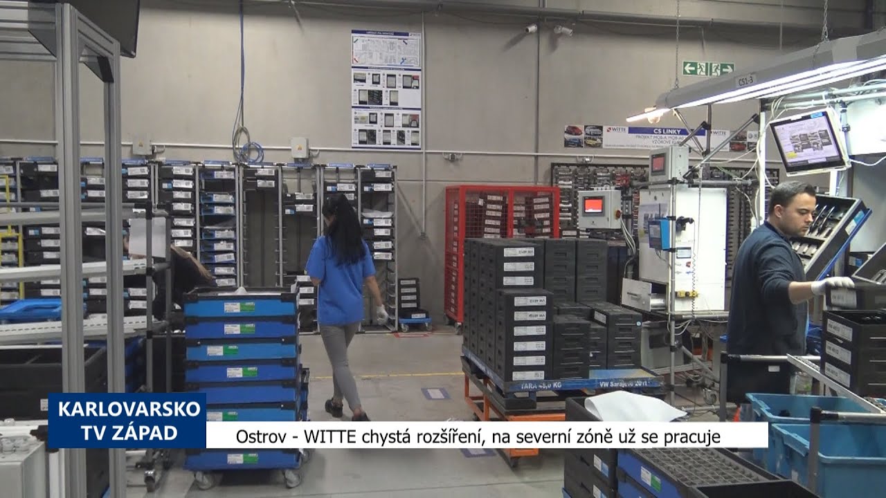 Ostrov: WITTE chystá rozšíření, na severní zóně se už pracuje (TV Západ)