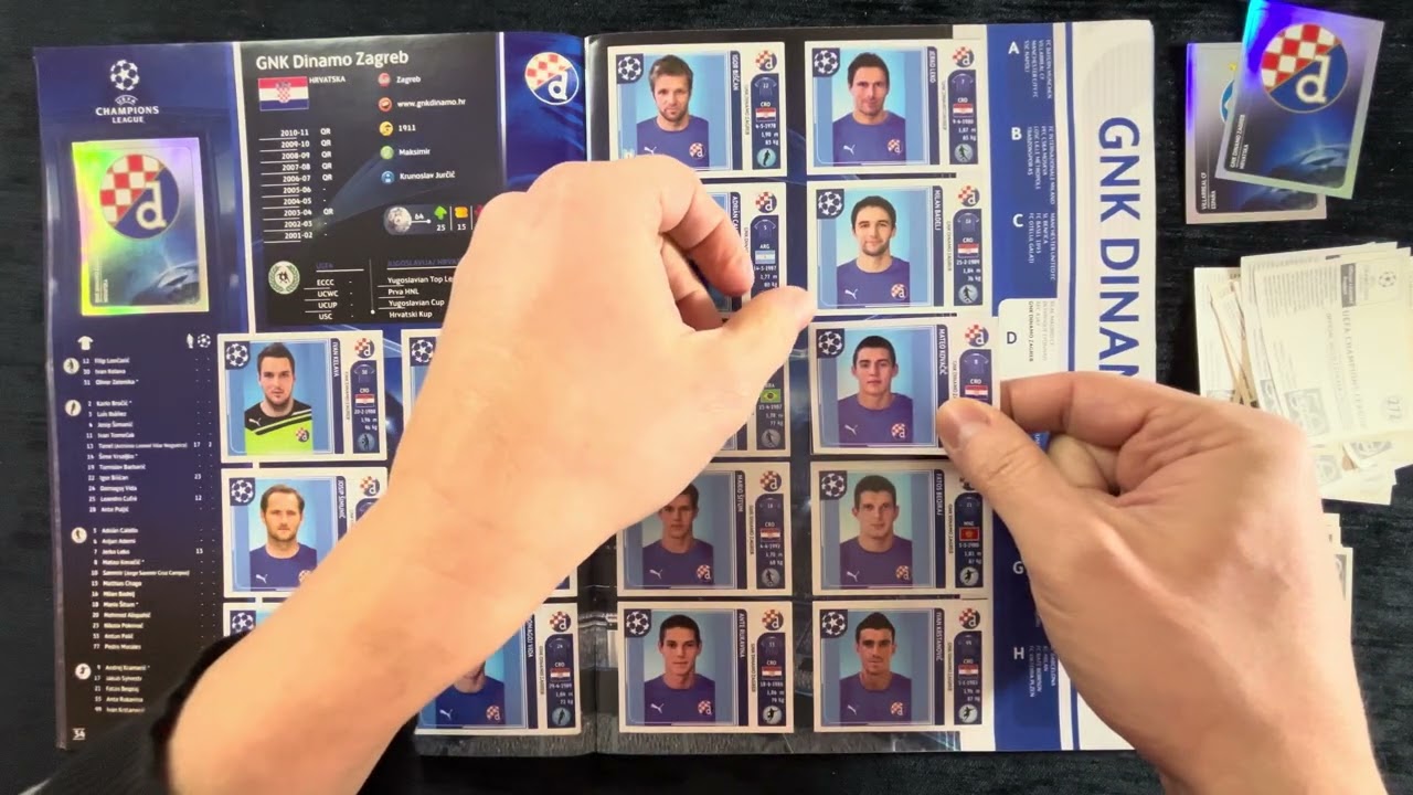 Panini UEFA Champions League 2011-12 sticker album series part 17