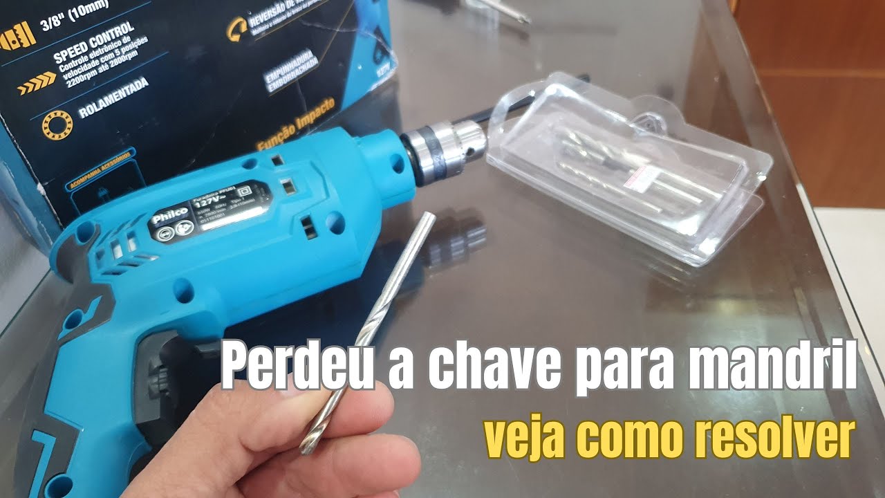 COMO TIRAR BROCA DE FURADEIRA SEM A CHAVE?