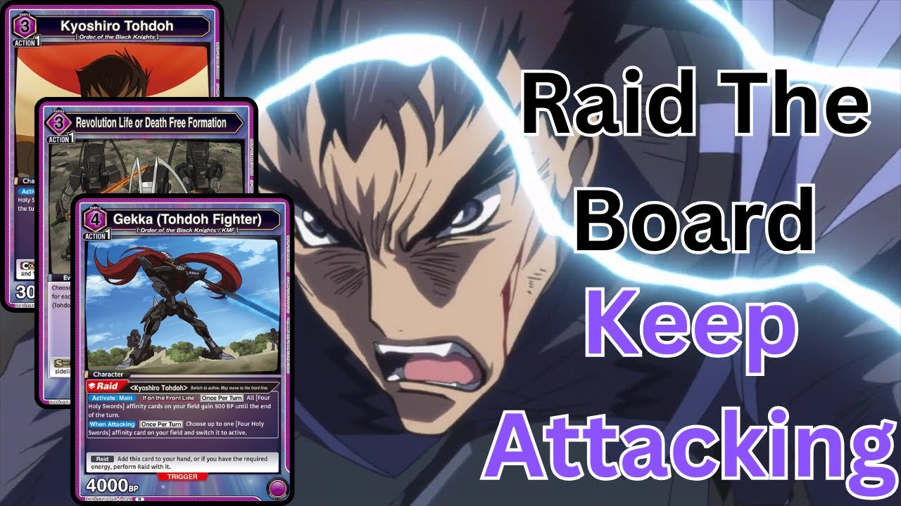 Union Arena - Code Geass Purple | Kyoshiro Tohdoh Deck Profile | Eyebrows That Pierce