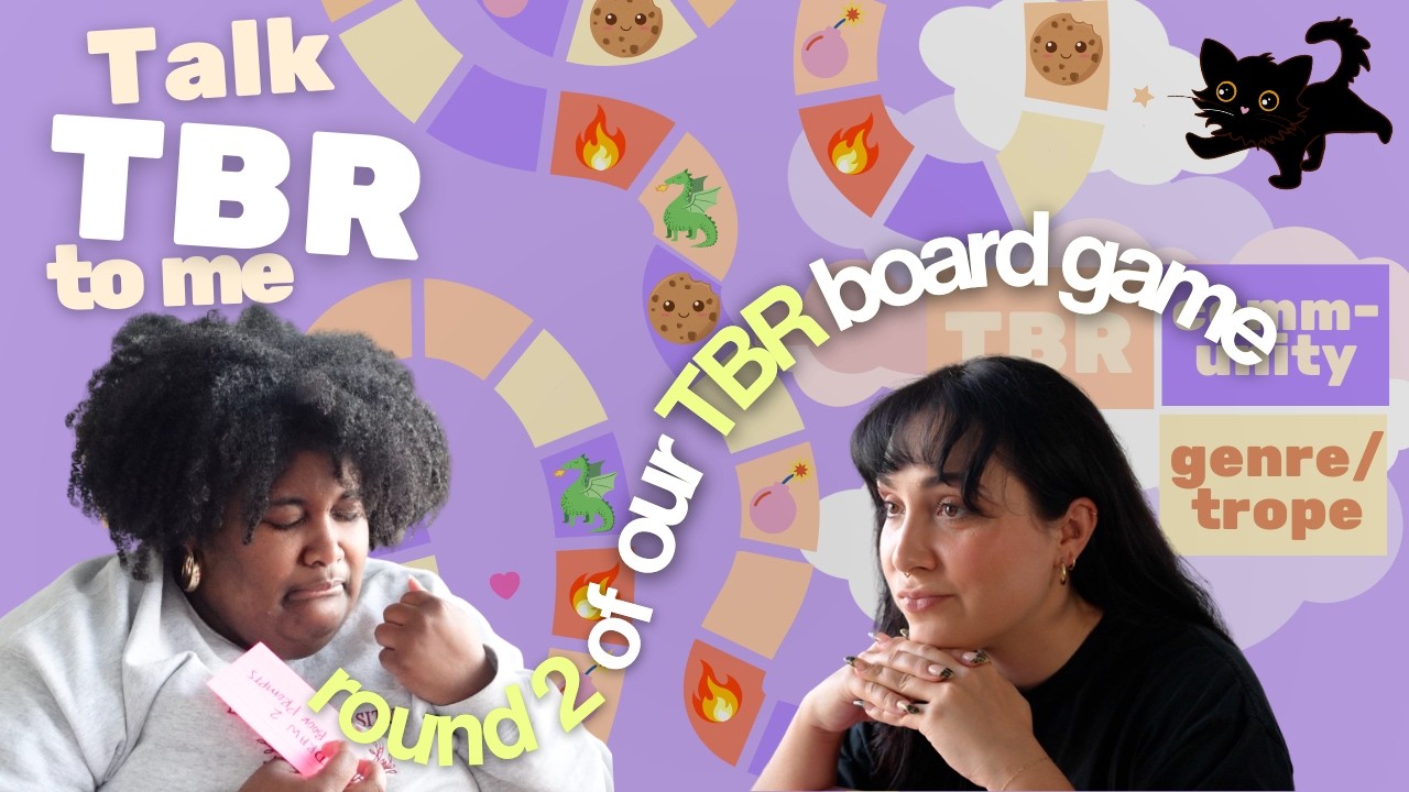 Talk TBR to Me // round 2 😈📚 our CHAOTIC TBR board game