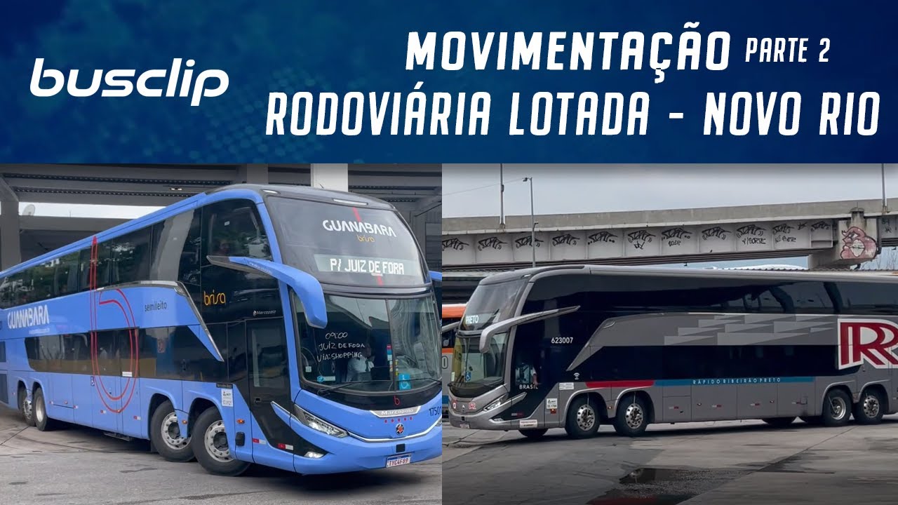 MOVIMENTAÇÃO DE ÔNIBUS NA RODOVIÁRIA NOVO RIO: O MAIOR REVEILLON DO MUNDO - RIO DE JANEIRO Parte 2
