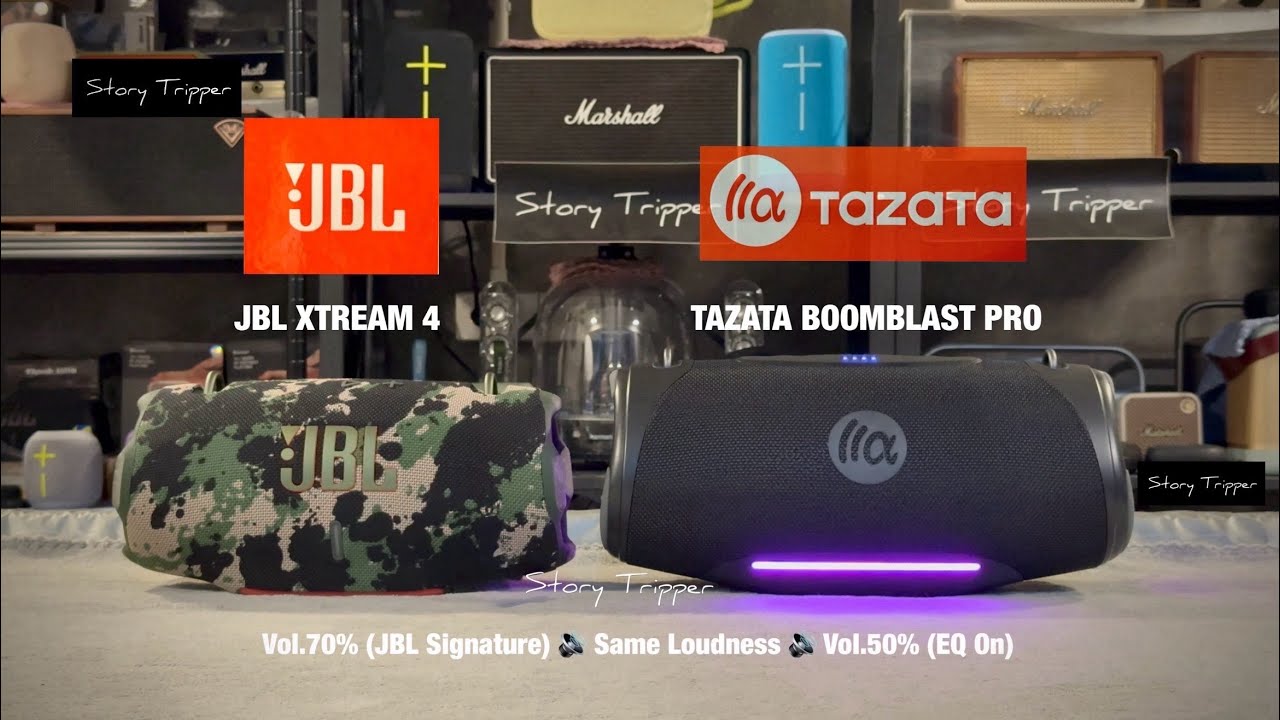 JBL XTREAM 4 против TAZATA BOOMBLAST PRO