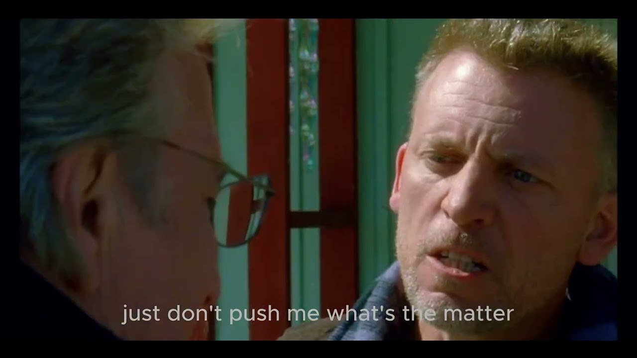 Beneath the Anger -  Alan Rickman and Callum Keith Rennie in Snow Cake 