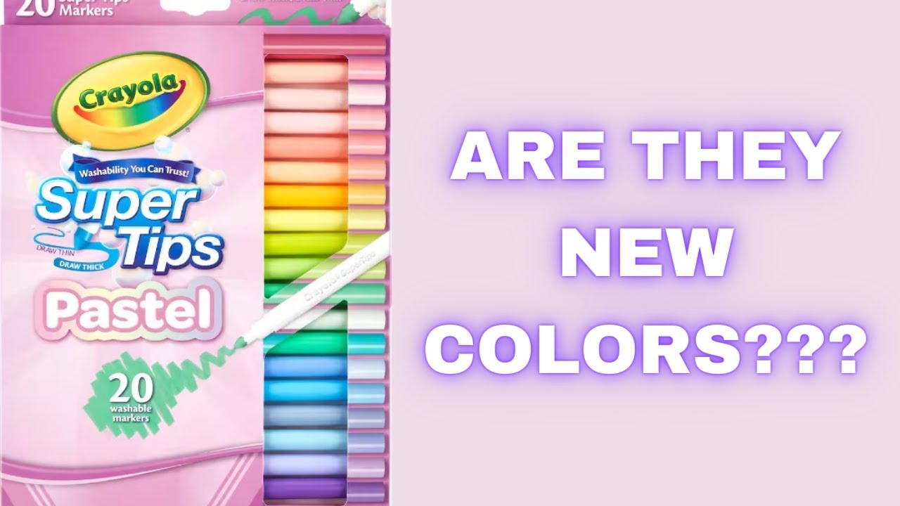 Pastel Super Tips Set - Are they NEW colors?