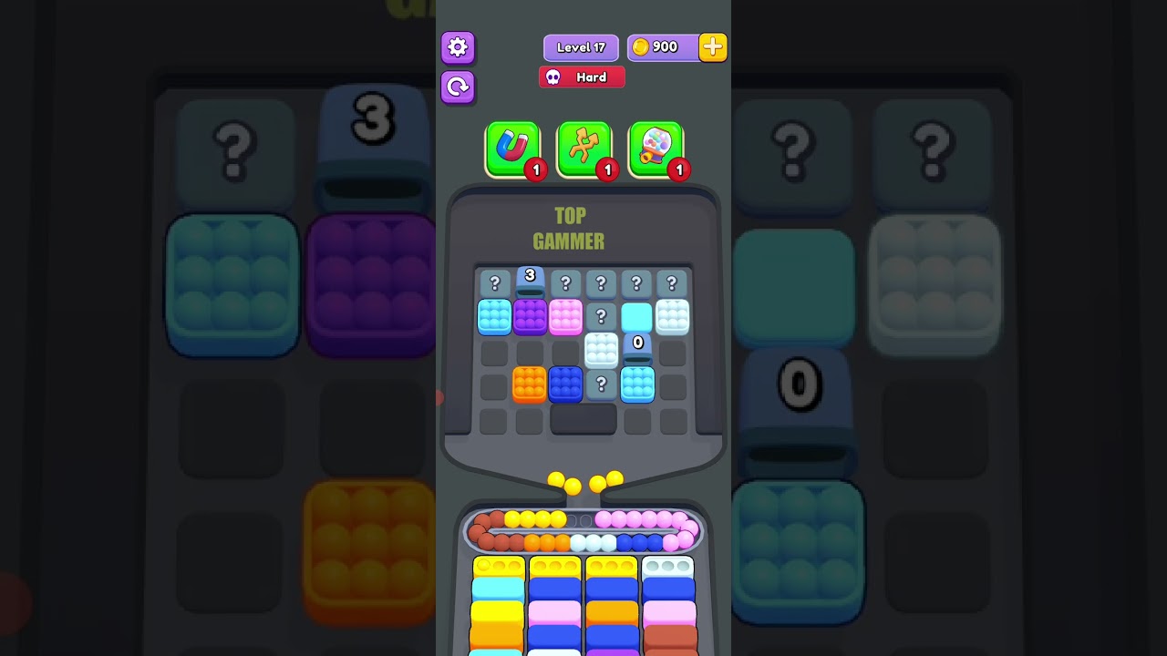 Marble Sort! level 17 gameplay walkthrough solution