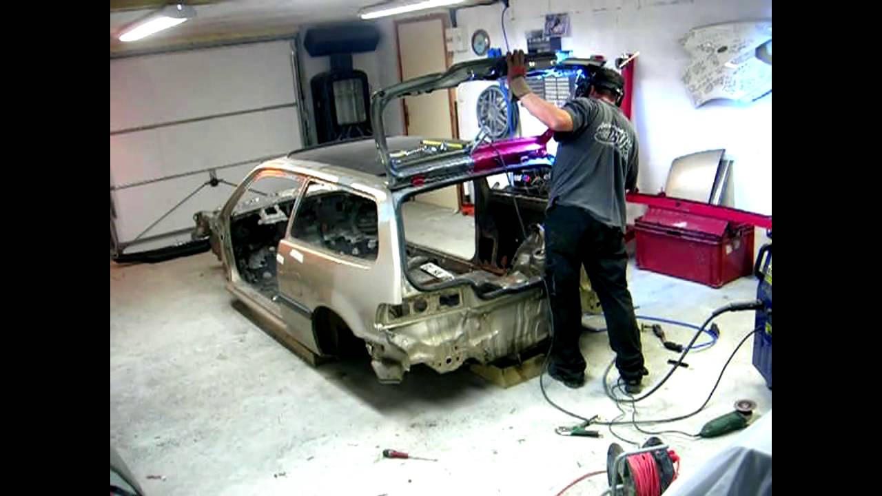 Jc's Garage  Civic ed7 Top Chop making off building