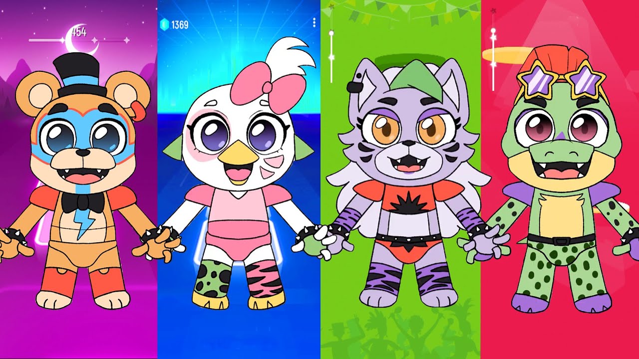 FNAF: SugarCrash! x Dance Monkey x 2 Phut hon x Sea Shanty remixed by Bemax