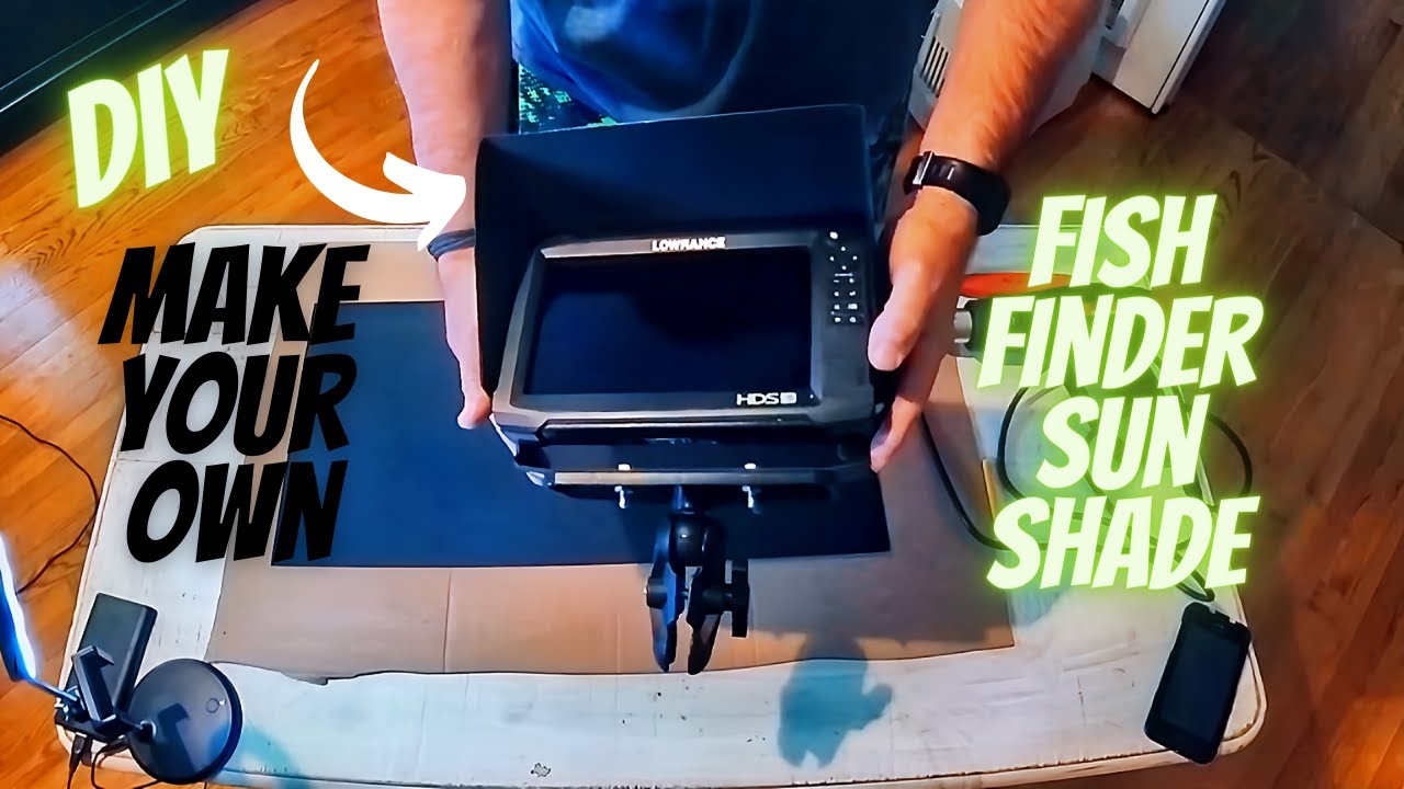 DIY Kydex Sunshade For Lowrance, Garmin or Hummingbird Fish Finders