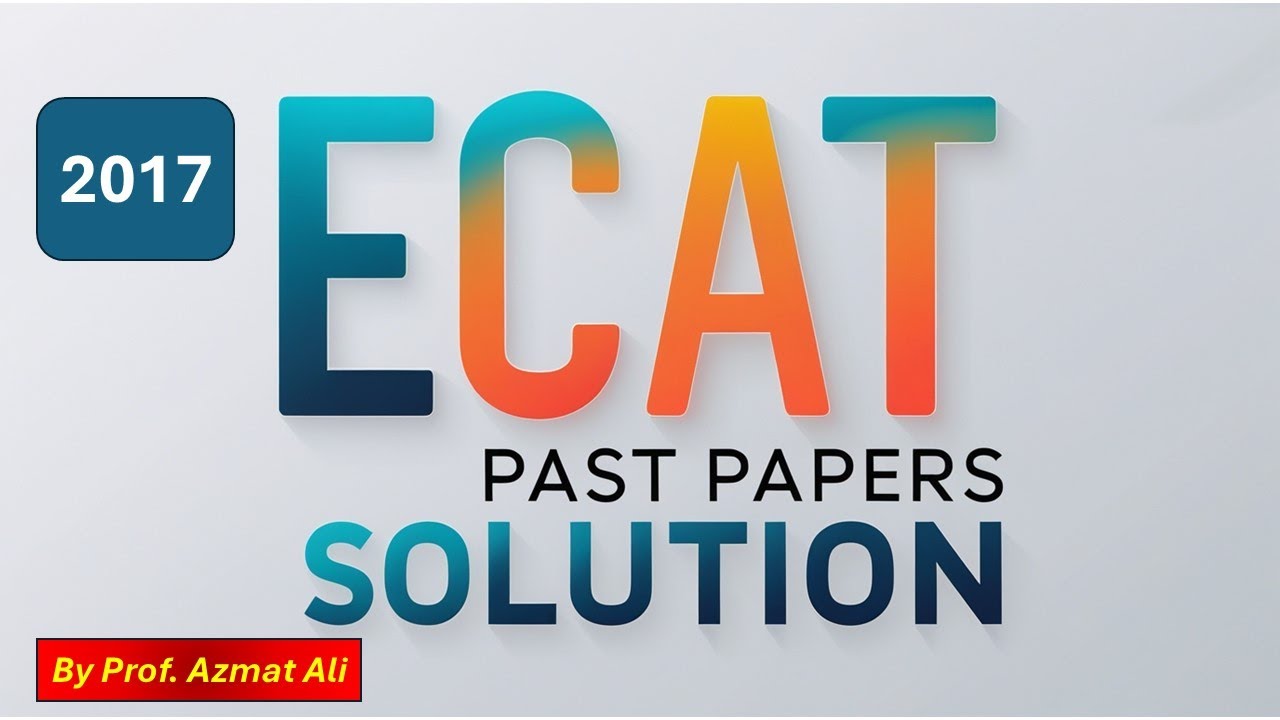 ECAT PAST PAPER SOLUTION 2017 ||ENTRY TEST||U.E.T, GIKI, PIEAS, NUST, FAST ||Engineering Mathematics