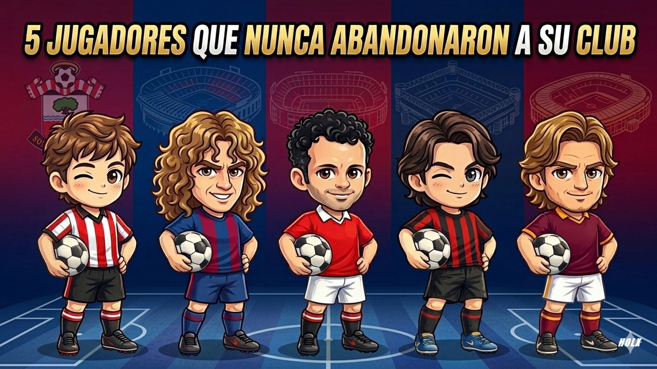 ⚽ 5 Jugadores que Nunca Abandonaron a su Club