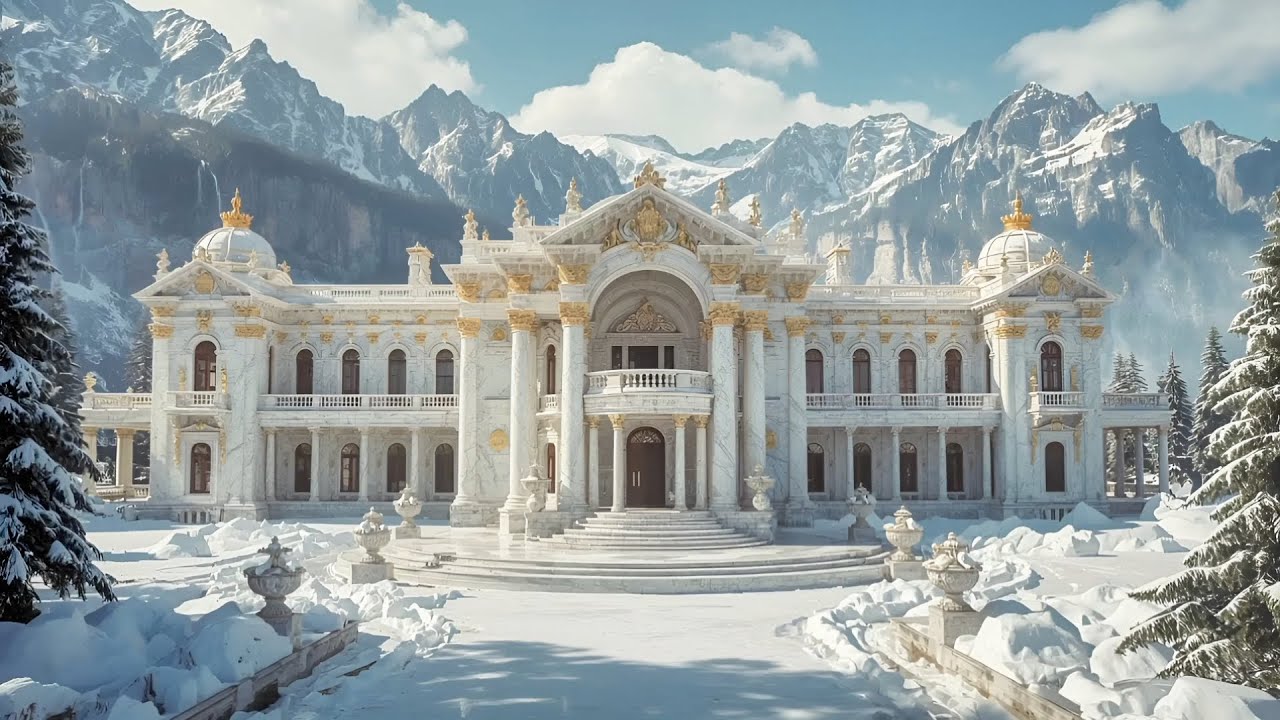 A Princely Rococo Villa in the Snow: The Ultimate Luxury Mountain Escape.