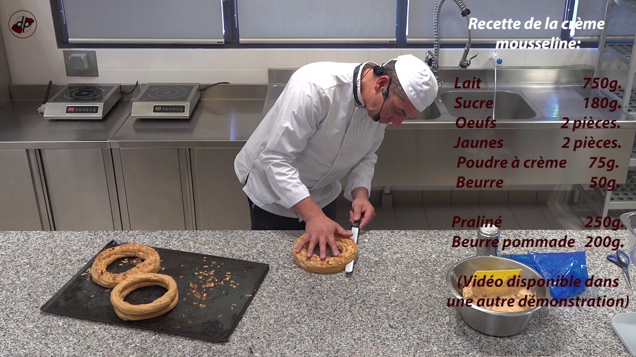 Technique de fabrication de deux Paris Brest 6 personnes.