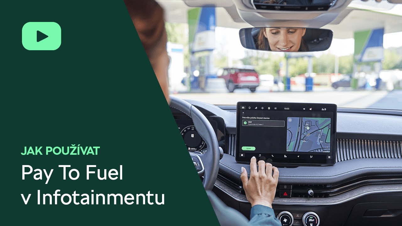 Jak používat Pay to Fuel v infotainmentu