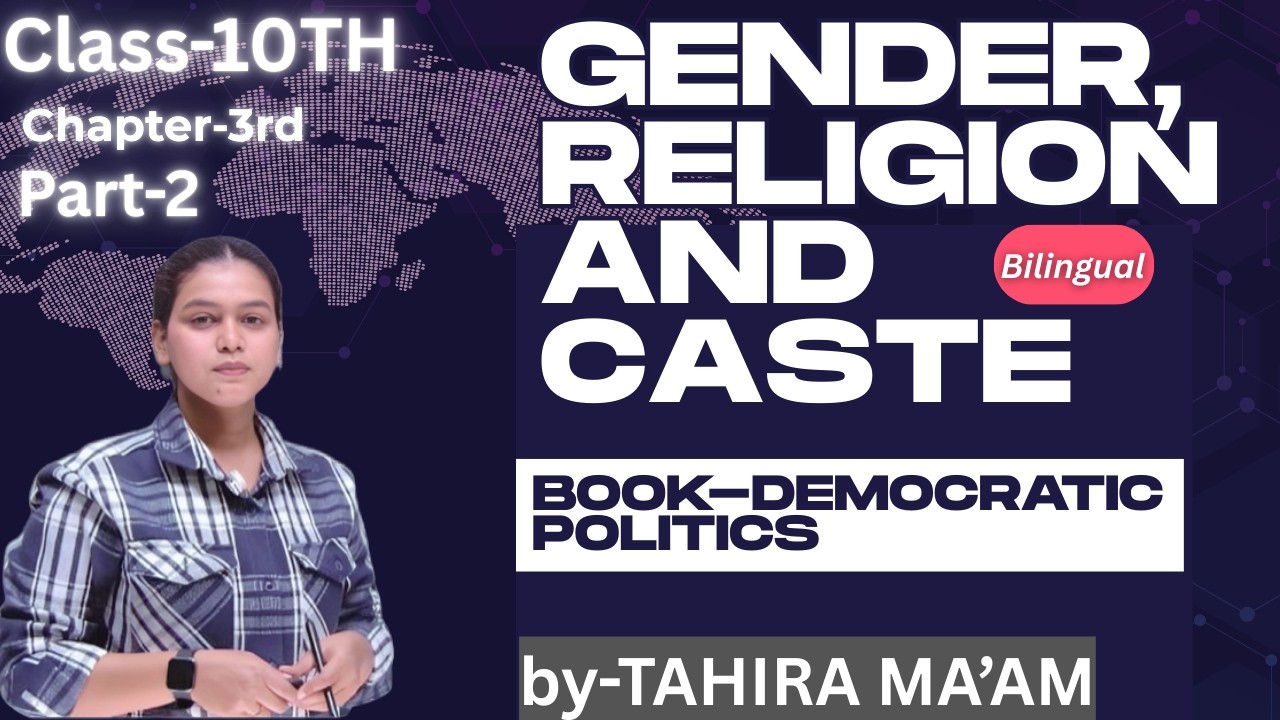 Gender, Religion & Caste | Class 10 Political Science Ch-1 (Part-2) | Easy Explanation