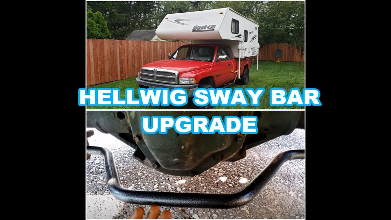 Установка/сравнение стабилизатора поперечной устойчивости Hellwig 7626 94-02 Dodge Ram 1500 2500 ...