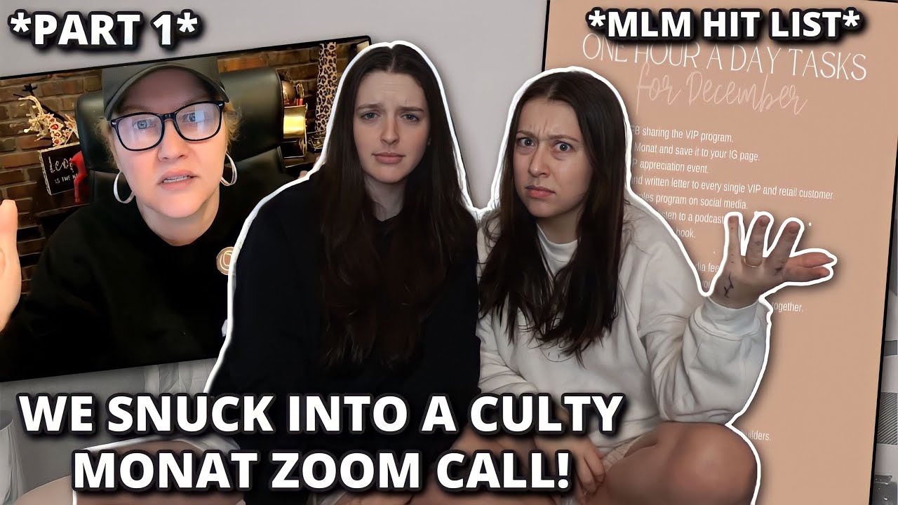 WE SNUCK INTO A CULTY MONAT ZOOM CALL @IsabellaLanter #antimlm