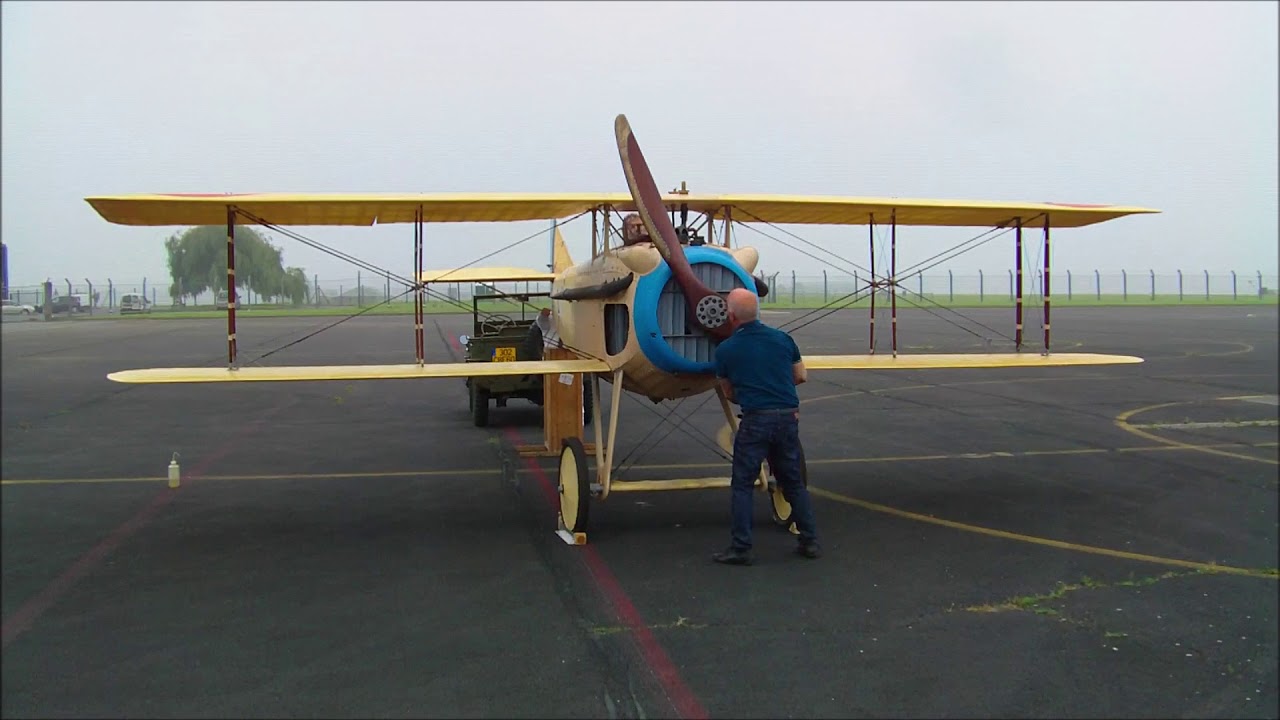Spad VII au démarrage