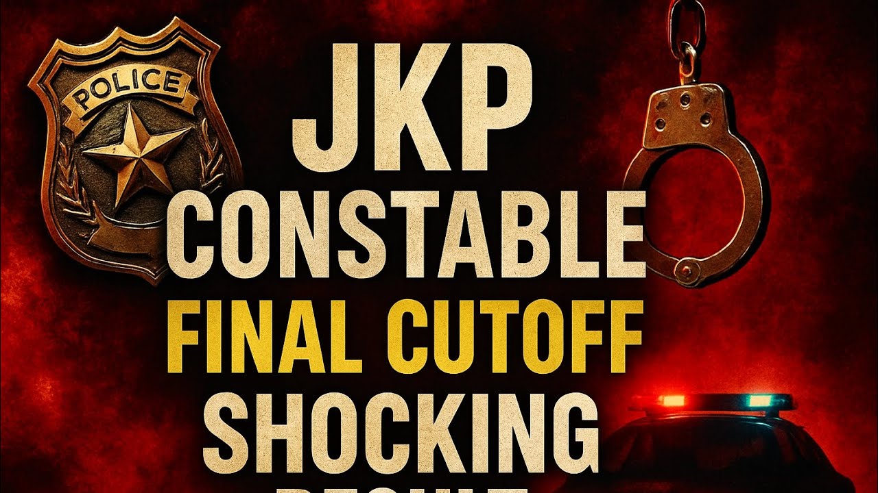 JK Police Constable CutOff 2025|Category Wise Cutoff | PET/PST qualify krne ke baad  🚨🔥#jkpconstable