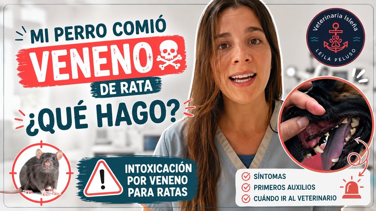 Mi perro comio veneno de rata ¿que hago ?