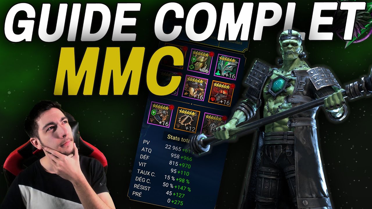 GUIDE COMPLET - MONSTRE MAL CR&Eacute;&Eacute; (MMC) - Stuff et Maitrises [Raid Shadow Legends FR]
