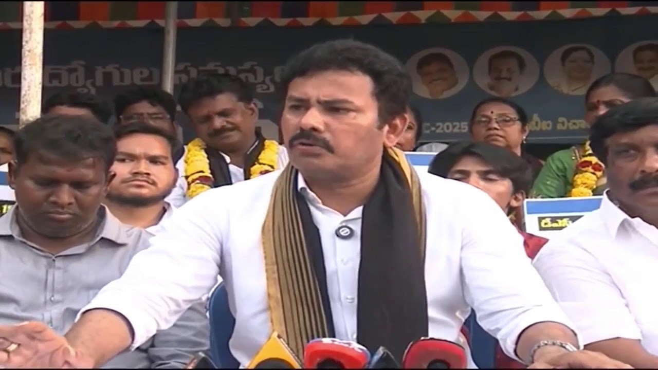 LIVE: KK Raju Press Meet at Relay Hunger Strike Camp in Visakhapatnam Satyam Junction