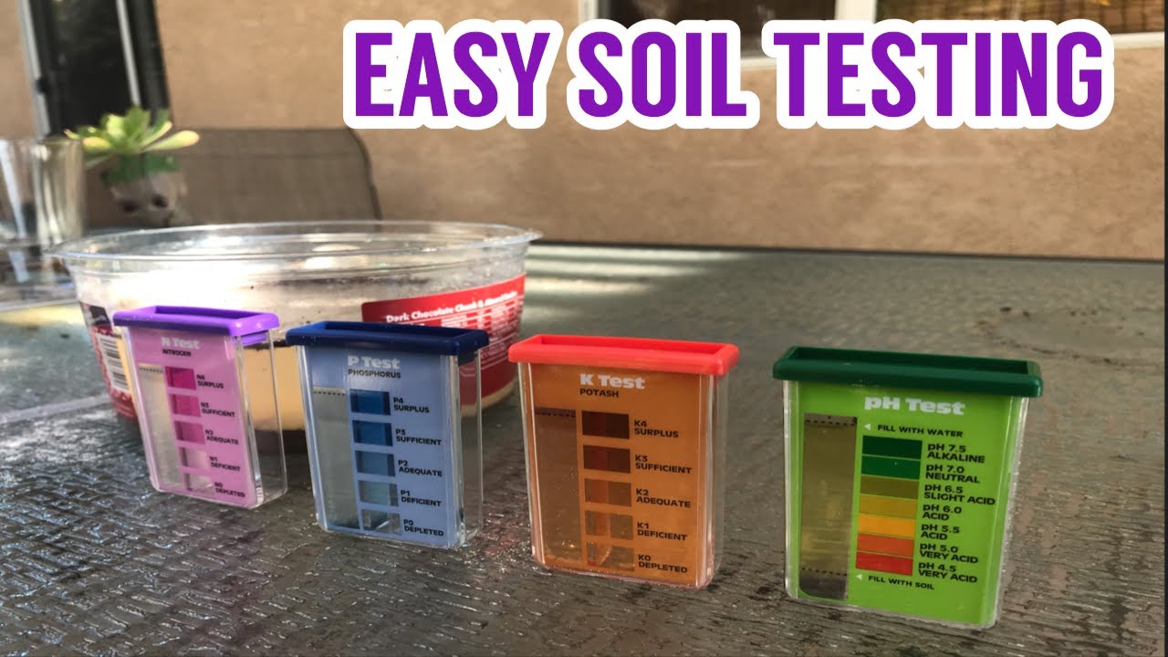 How To Test Your Soil For Ph and N P K (Nitrogen Phosphorus and Potassium)