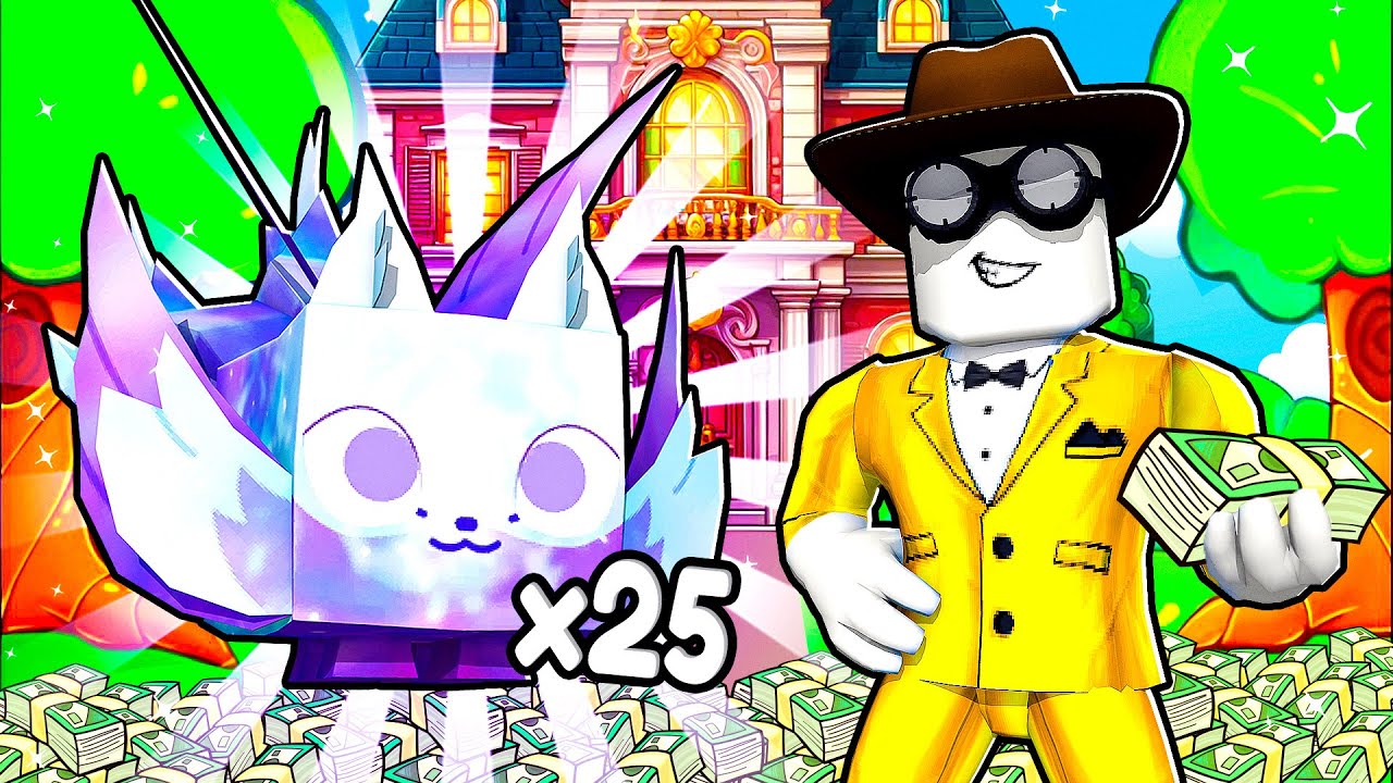 J'ai eu x25 HUGES Gratuitement sur Pets Simulator 99 !! Roblox