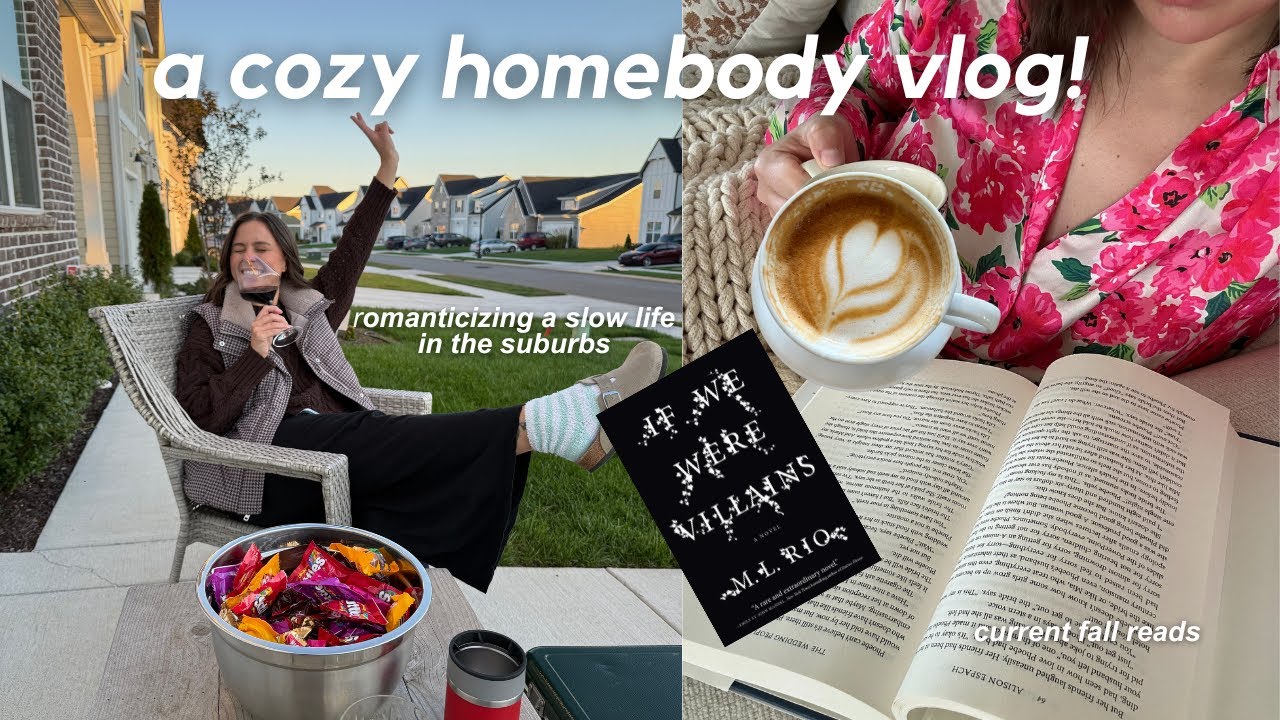 a cozy transition from spooky season to winter 🍂❄️  homebody days in the suburbs